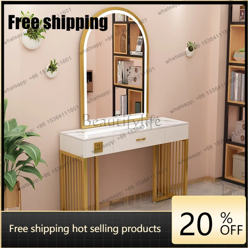 Beauty Makeup Studio - X4 Professioneller Make-up-Schminktisch Modernes Studio mit