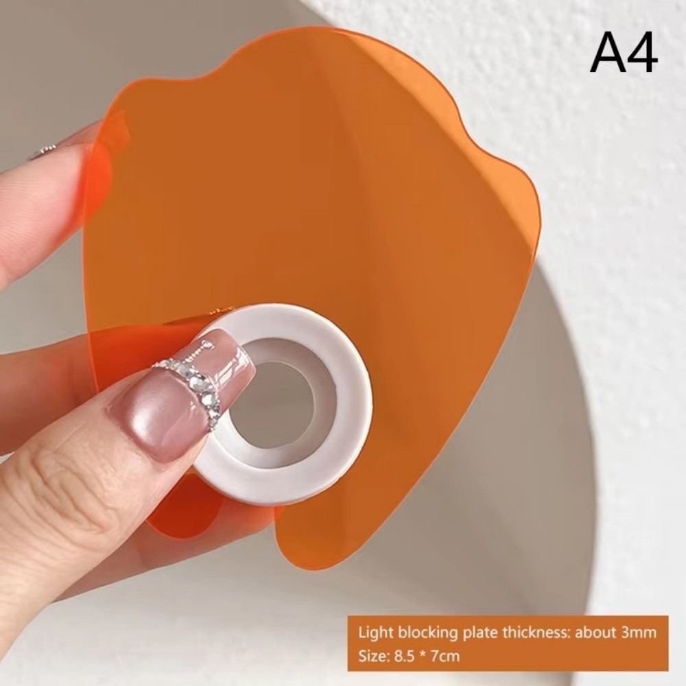 Uv Nail Lamp - Acryl-Lichtblockierplatte Anti-Blaulicht Gerade Nagelblockierplatte Verdickte UV-Lampen-Schutzbrille
