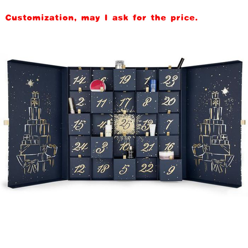 Beauty Makeup Advent Calendar - benutzerdefinierte. Luxuriöse personalisierte individuelle Schönheits-Make-up-Adventskalenderbox