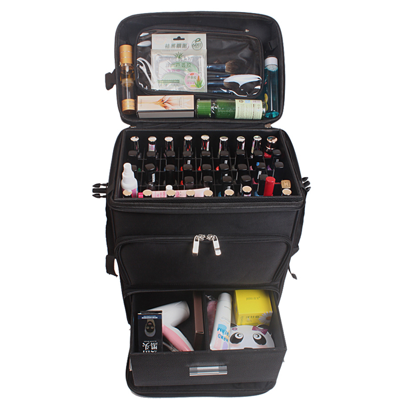 Beauty Makeup Trolley - Multifunktions Trolley Kosmetische Fall Roll Gepäck