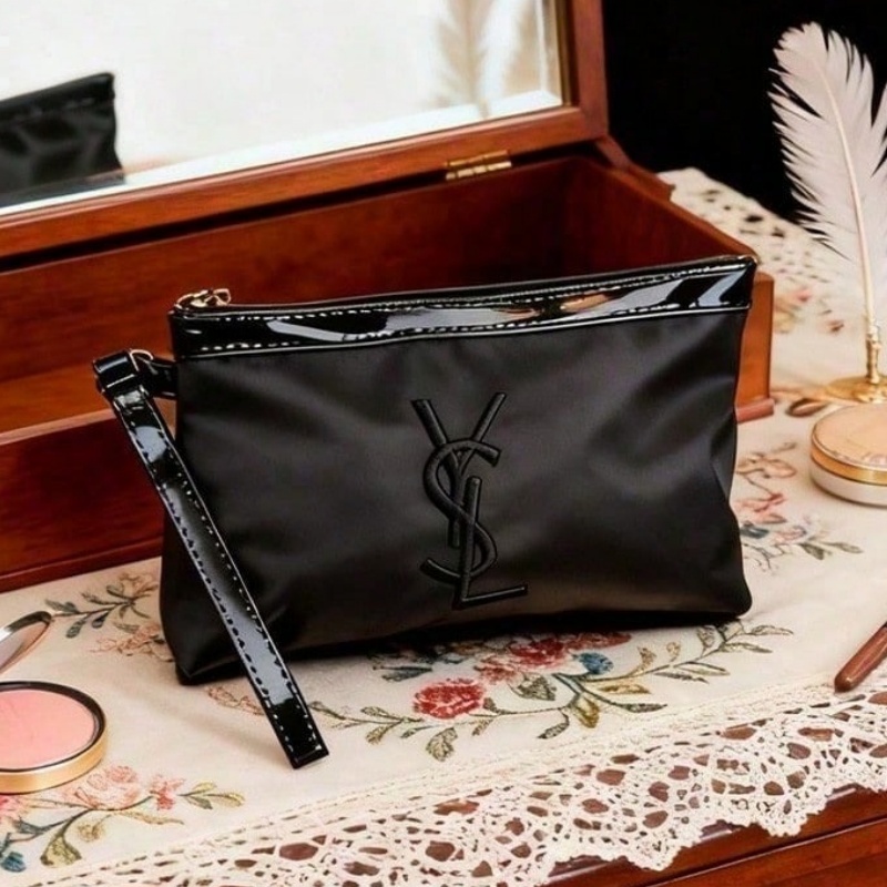 Ysl Beauty Makeup - YSL Klassische Kosmetiktasche für Damen, Luxuriöse