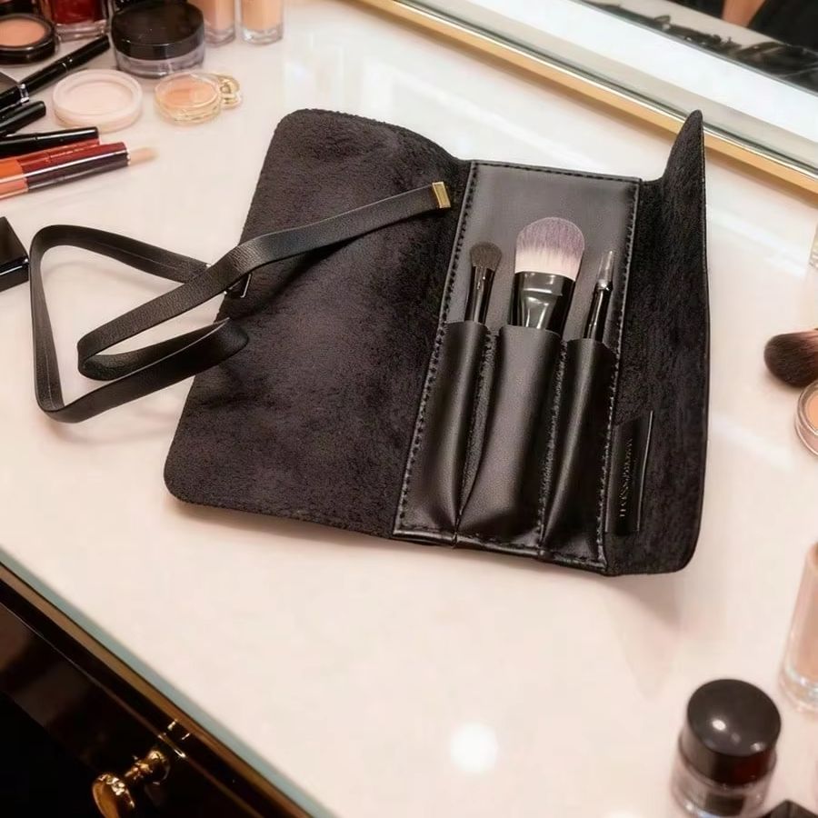 Ysl Beauty Makeup - YSL Tragbares Make-up-Pinsel-Set, Rougepinsel, Kosmetik-Organizer-Tasche, Schönheitswerkzeuge,