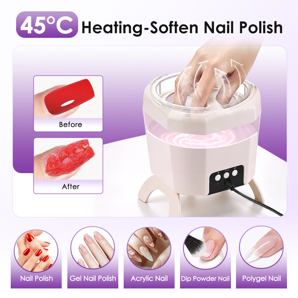 Uv Nail Lamp - Elektrische Gel-Nagellackentferner-Maschine 2-in-1 UV-Lampe Nageltrockner mit