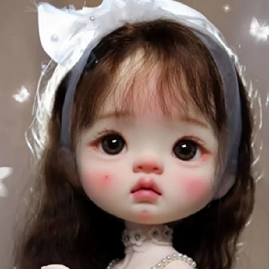 Beauty Y Makeup - Amber Girl Kopf aus Kunstharz, wunderschön