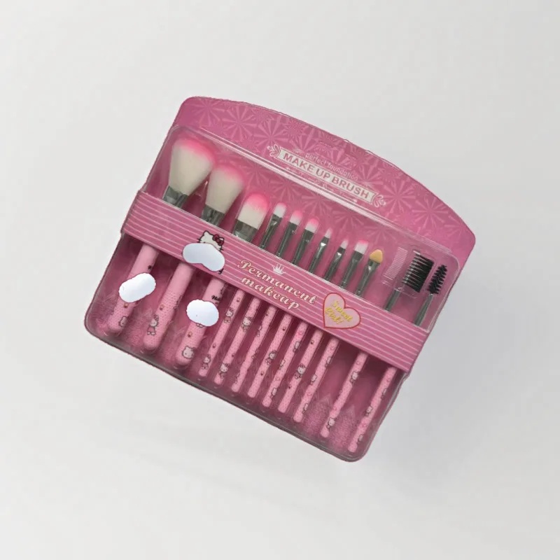 Hello Kitty 12-teiliges Make-u – Beauty Makeup Tools Set Bewertung und Preis