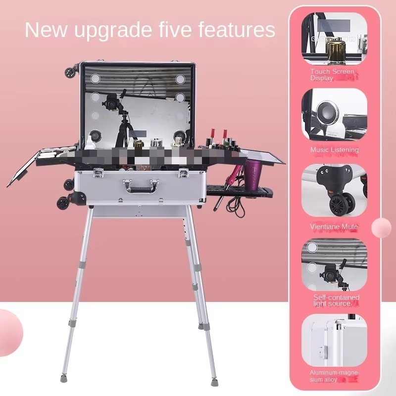 Aluminium-Legierung Bluetooth- – Beauty Makeup Trolley Bewertung und Preis