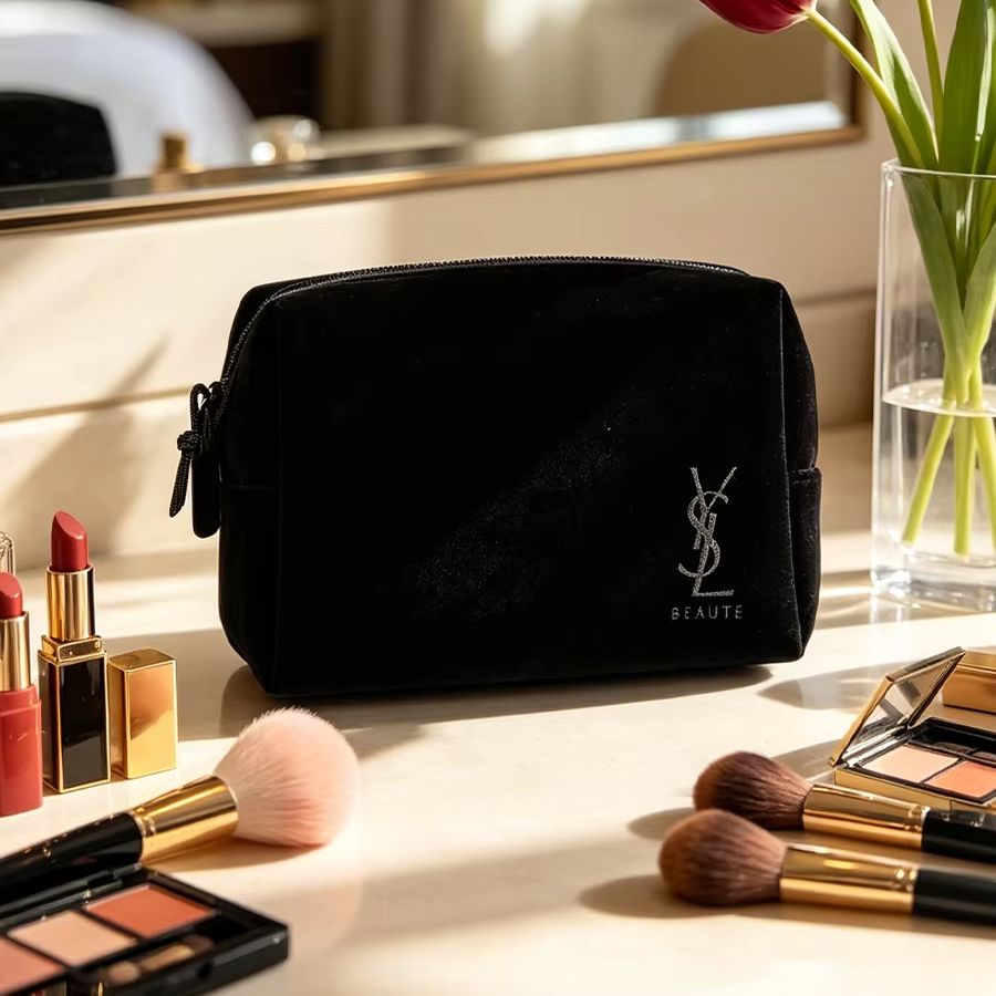 YSL's Bag Black Printed Kosmet – Ysl Beauty Makeup Bewertung und Preis