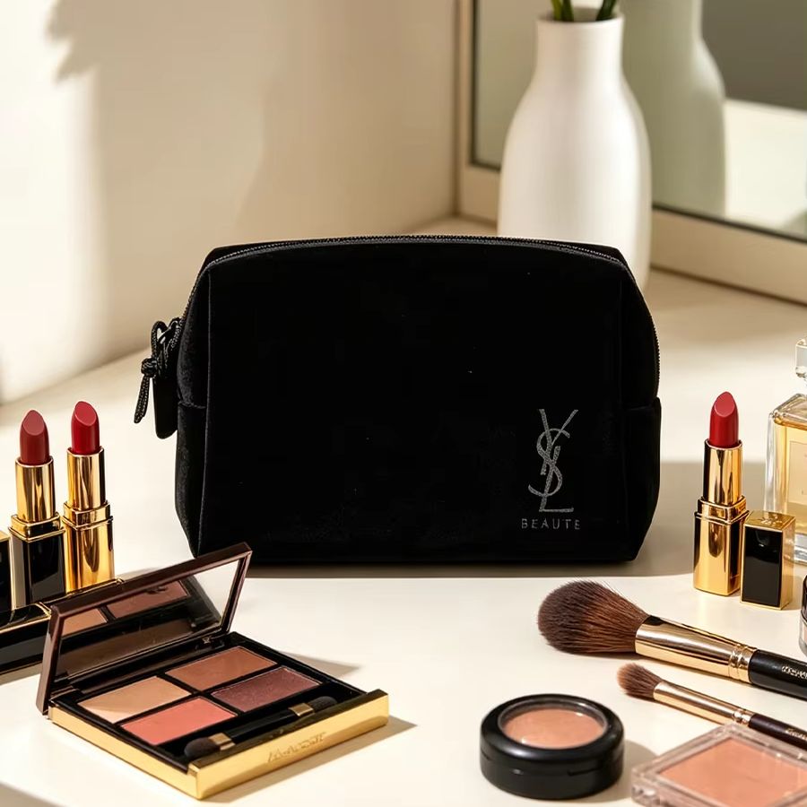 YSL's Bag Black Printed Kosmet – Ysl Beauty Makeup Bewertung und Preis