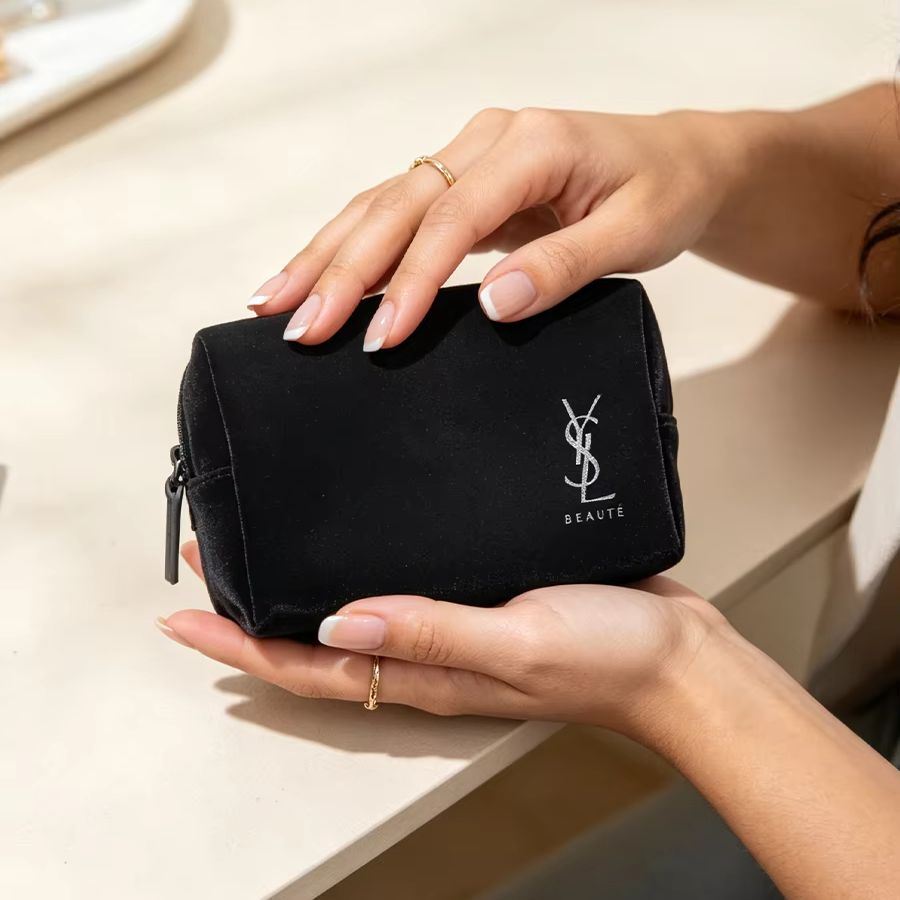 YSL's Bag Black Printed Kosmet – Ysl Beauty Makeup Bewertung und Preis
