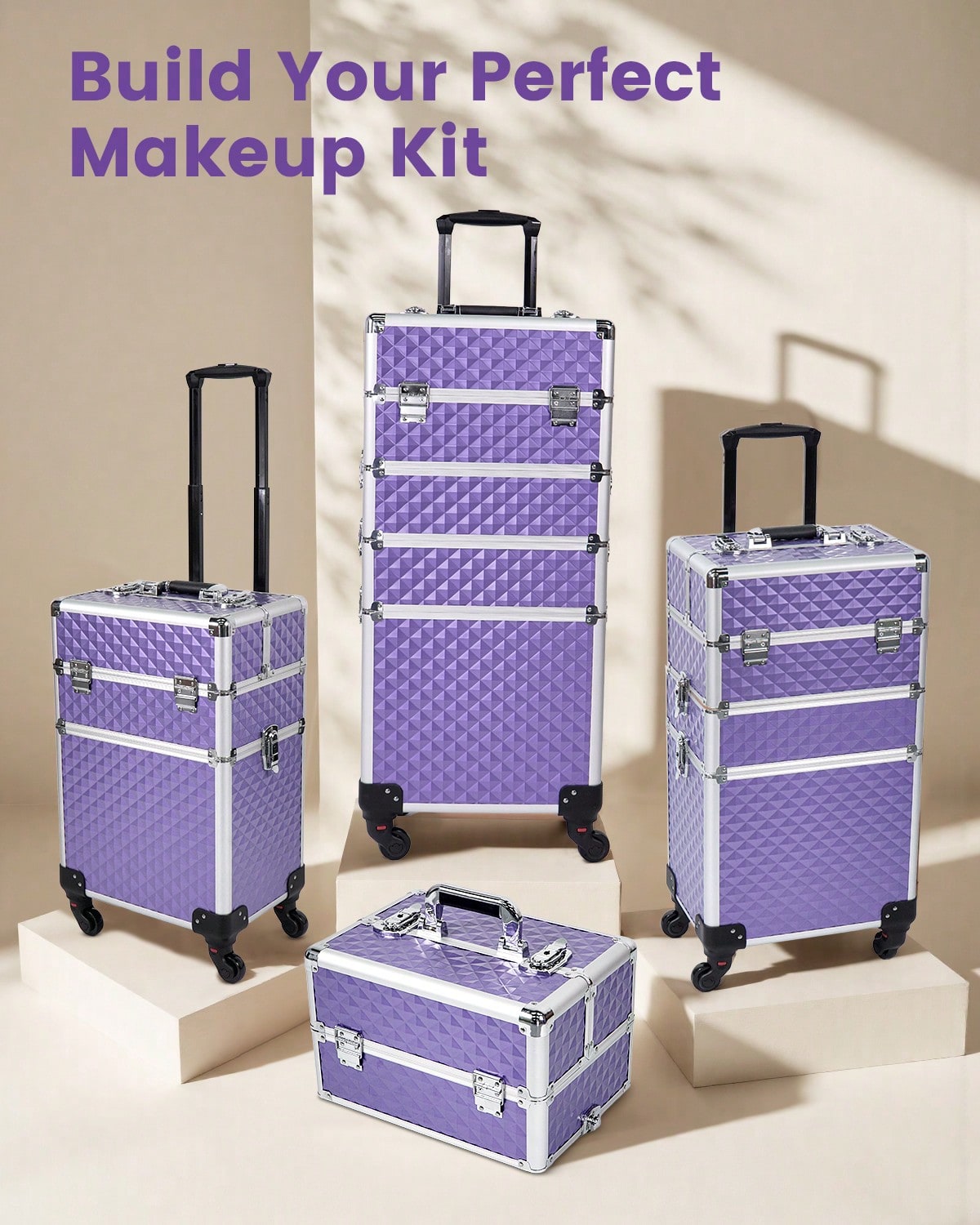 4-in-1 Rollender Make-up-Koffe – Beauty Makeup Trolley Bewertung und Preis