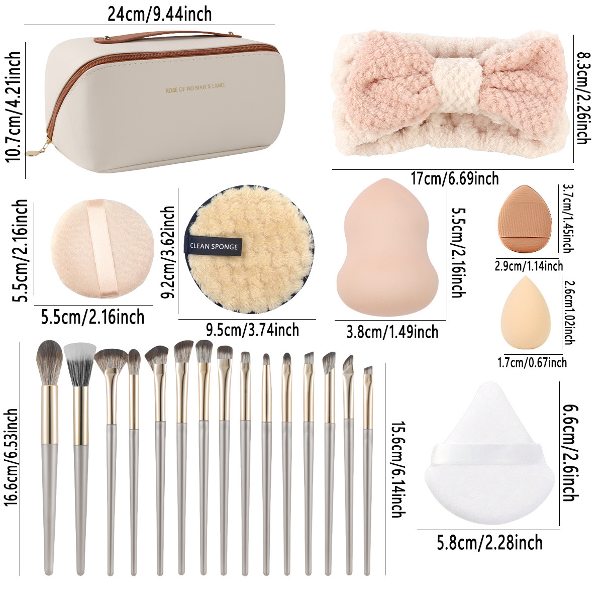 Ledertasche mit 36-teiligem Pr – Beauty Makeup Tools Set Bewertung und Preis