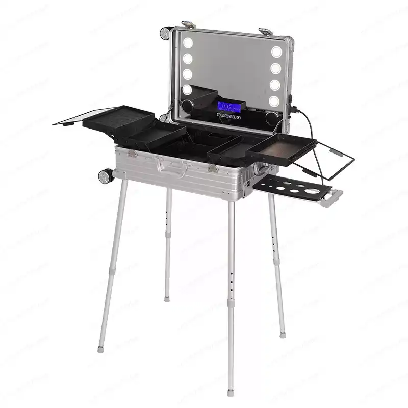 22-Zoll-Trolley-Koffer mit LED – Beauty Makeup Trolley Bewertung und Preis