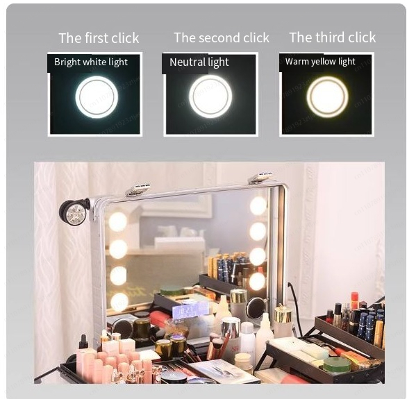 22-Zoll-Trolley-Koffer mit LED – Beauty Makeup Trolley Bewertung und Preis