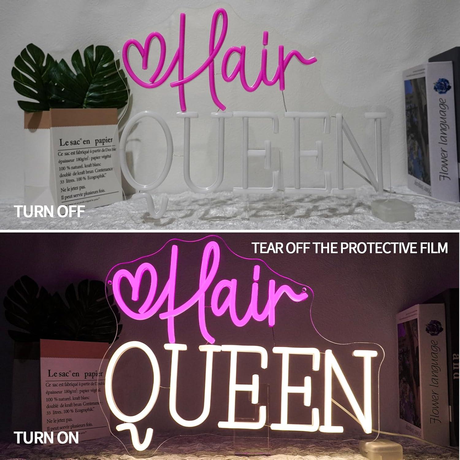 Hair Queen Neonschild Dimmbare – Beauty Makeup Studio Bewertung und Preis