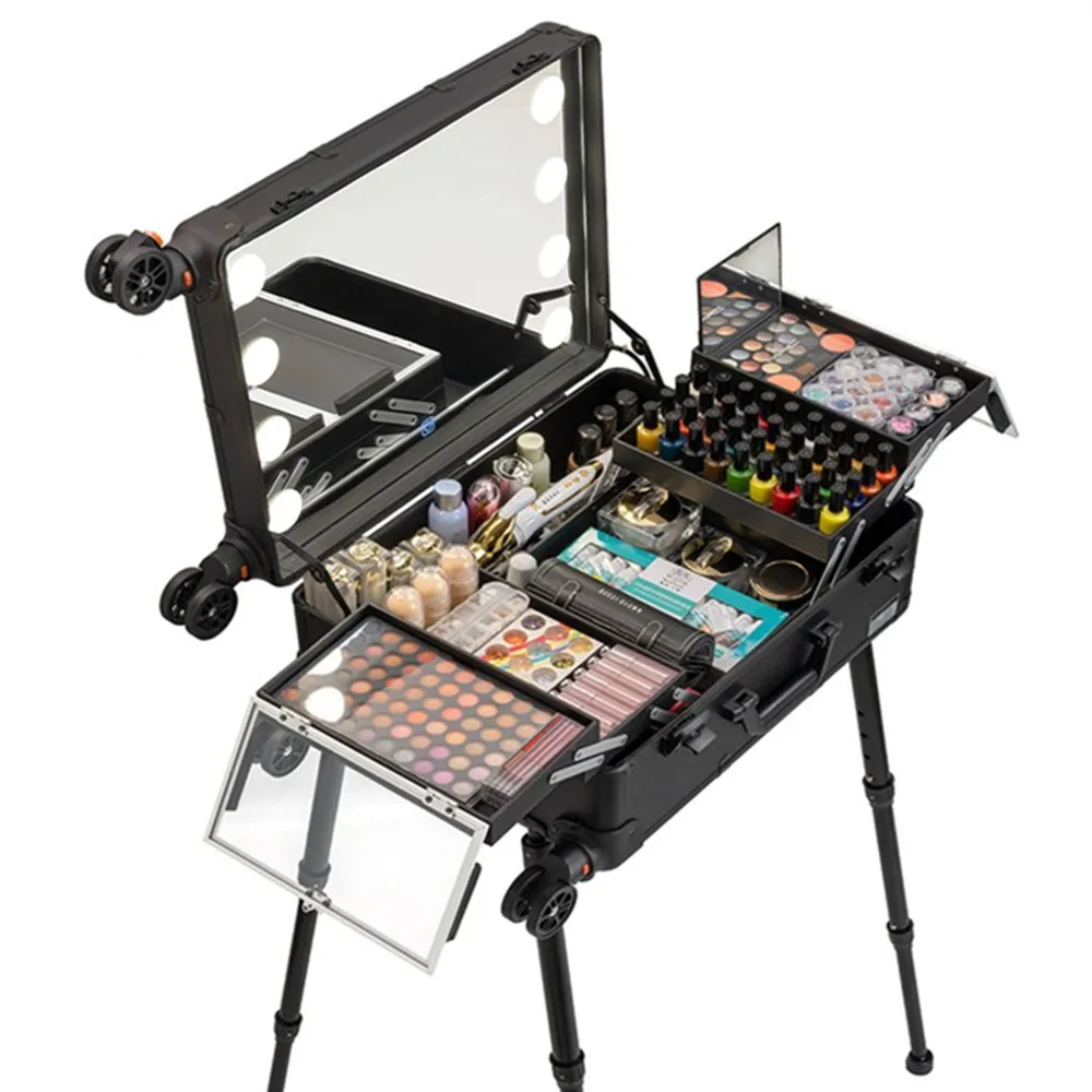 Professioneller Rollkoffer für – Beauty Makeup Studio Bewertung und Preis